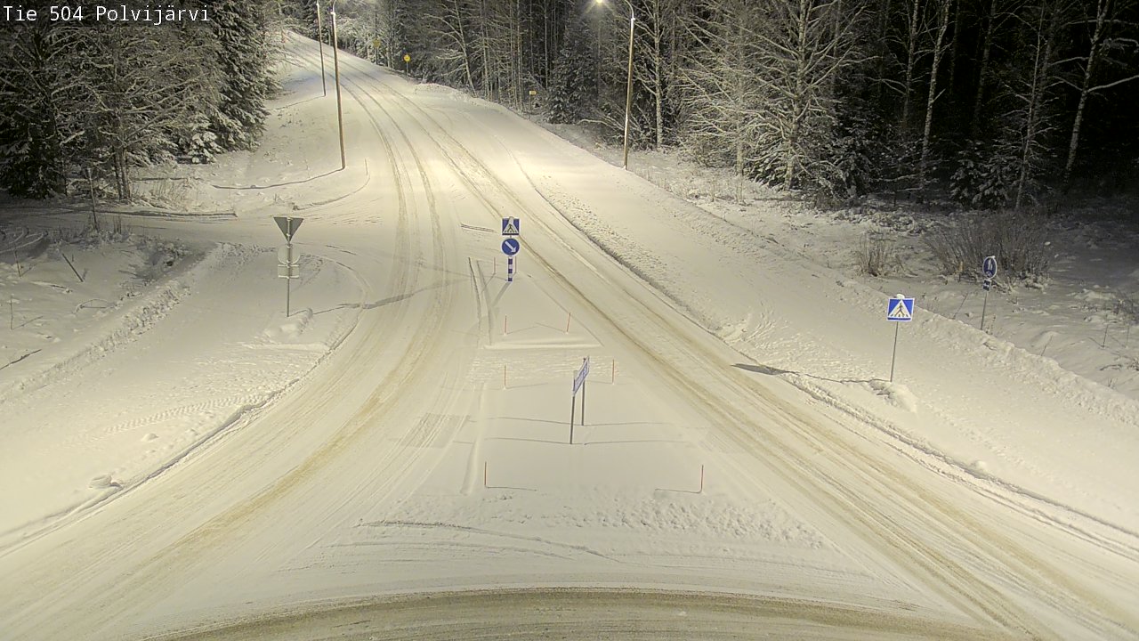 Kelikamerat Kuva Tie 504 Polvijärvi, Polvijärvi, Pohjois-Karjala