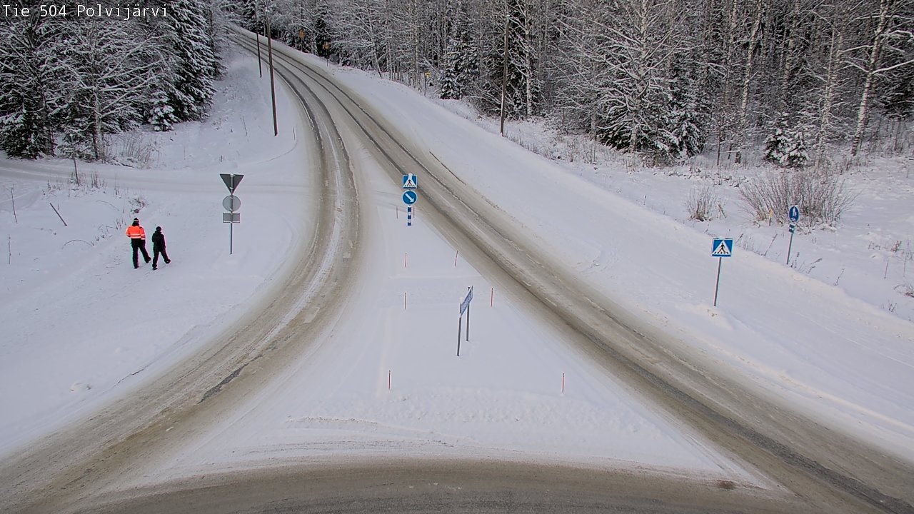 Weather Camera Image Road 504 Polvijärvi, Polvijärvi, Pohjois-Karjala
