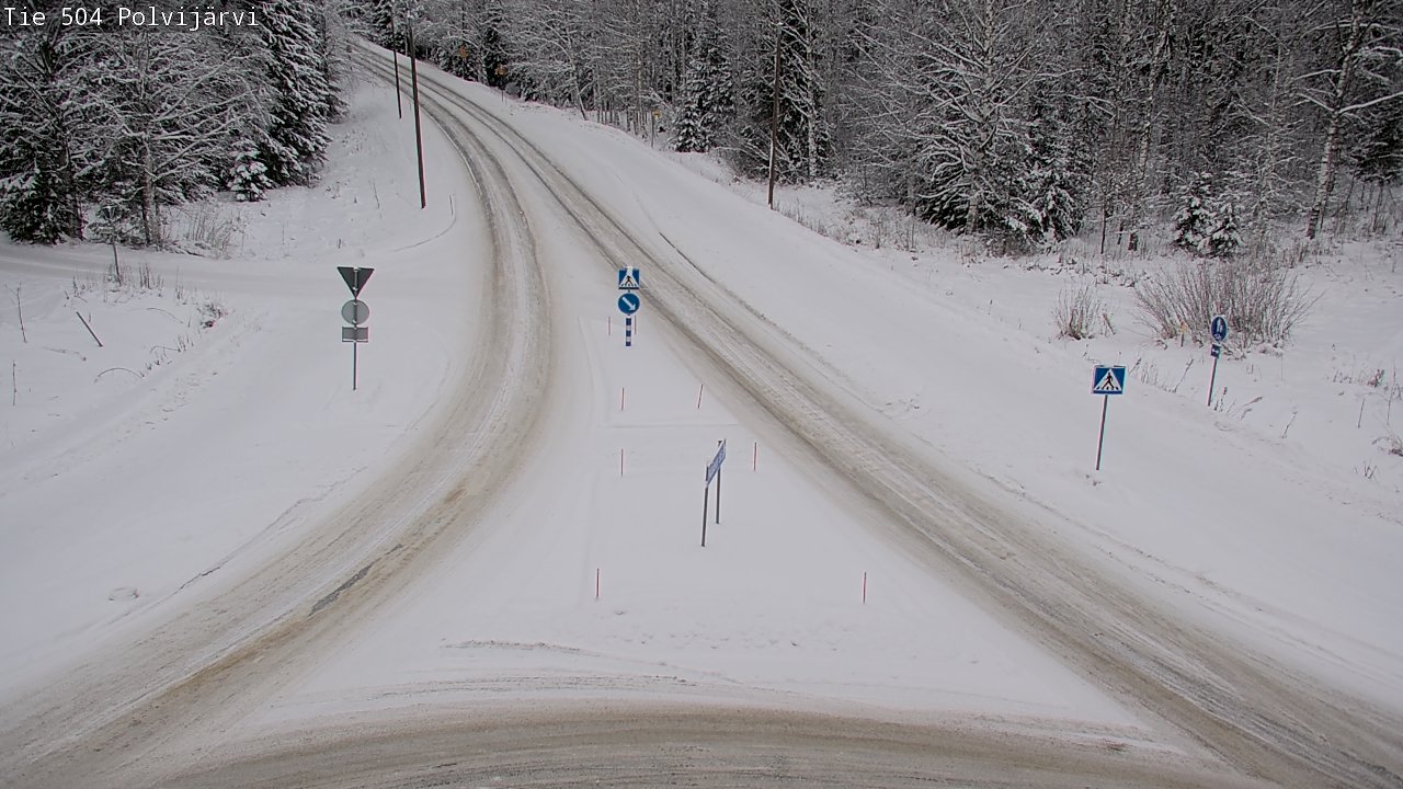Kelikamerat Kuva Tie 504 Polvijärvi, Polvijärvi, Pohjois-Karjala