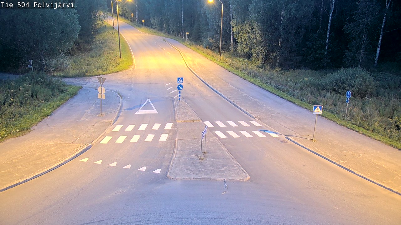 Kelikamerat Kuva Tie 504 Polvijärvi, Polvijärvi, Pohjois-Karjala