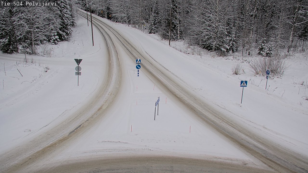 Kelikamerat Kuva Tie 504 Polvijärvi, Polvijärvi, Pohjois-Karjala