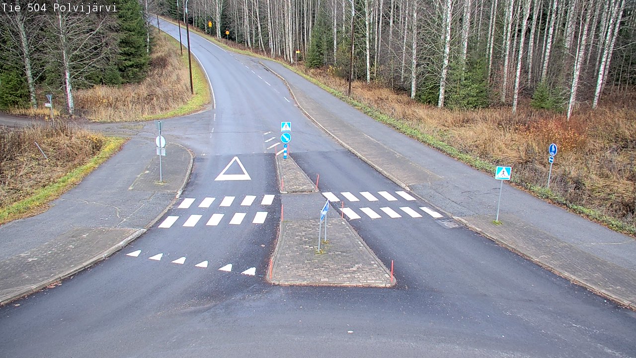 Kelikamerat Kuva Tie 504 Polvijärvi, Polvijärvi, Pohjois-Karjala