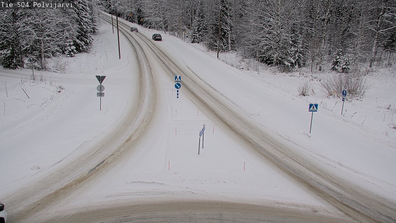 Kelikamerat Kuva Tie 504 Polvijärvi, Polvijärvi, Pohjois-Karjala