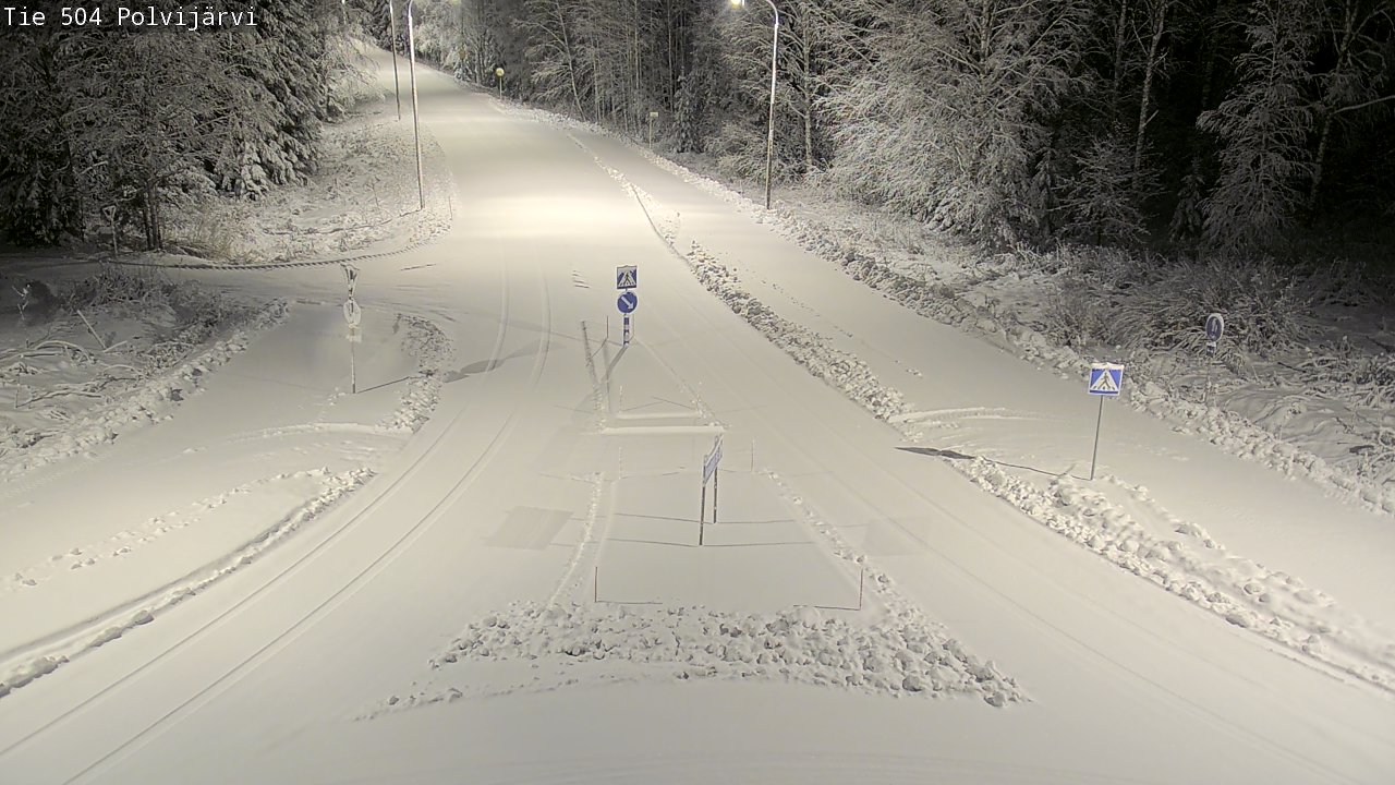 Kelikamerat Kuva Tie 504 Polvijärvi, Polvijärvi, Pohjois-Karjala