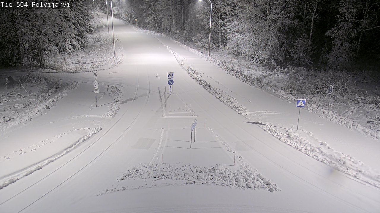 Kelikamerat Kuva Tie 504 Polvijärvi, Polvijärvi, Pohjois-Karjala