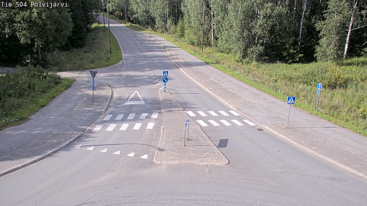 Kelikamerat Kuva Tie 504 Polvijärvi, Polvijärvi, Pohjois-Karjala