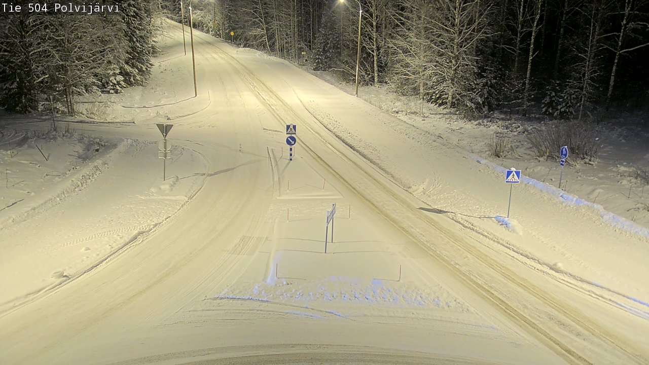 Kelikamerat Kuva Tie 504 Polvijärvi, Polvijärvi, Pohjois-Karjala