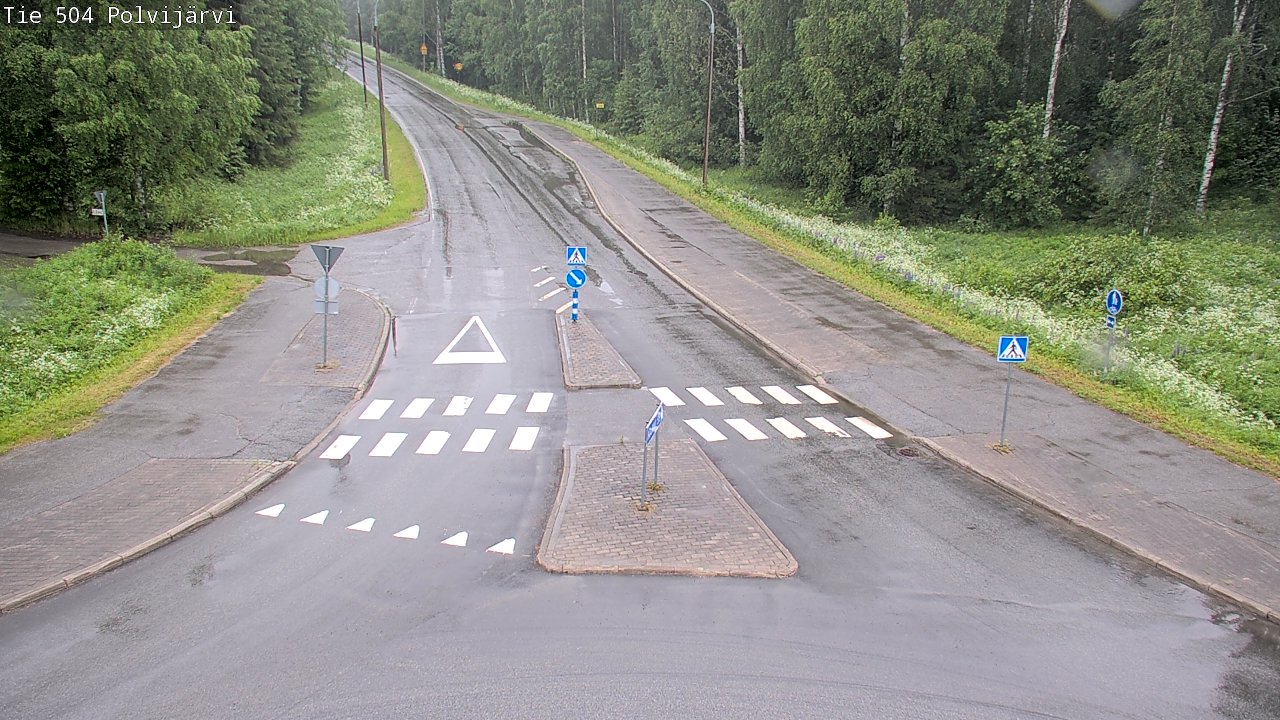 Kelikamerat Kuva Tie 504 Polvijärvi, Polvijärvi, Pohjois-Karjala