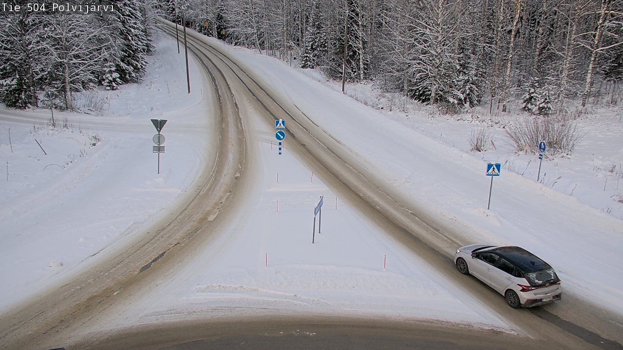 Kelikamerat Kuva Tie 504 Polvijärvi, Polvijärvi, Pohjois-Karjala