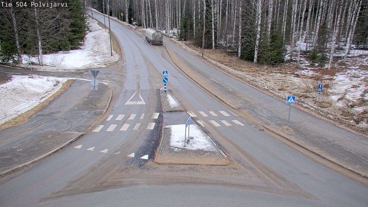 Weather Camera Image Road 504 Polvijärvi, Polvijärvi, Pohjois-Karjala