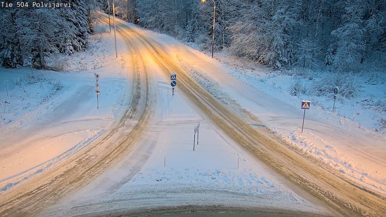 Kelikamerat Kuva Tie 504 Polvijärvi, Polvijärvi, Pohjois-Karjala