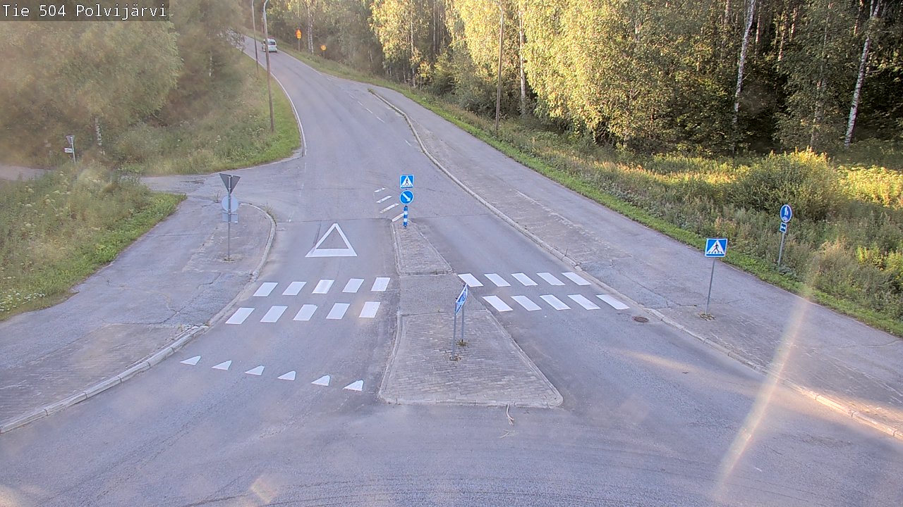 Kelikamerat Kuva Tie 504 Polvijärvi, Polvijärvi, Pohjois-Karjala
