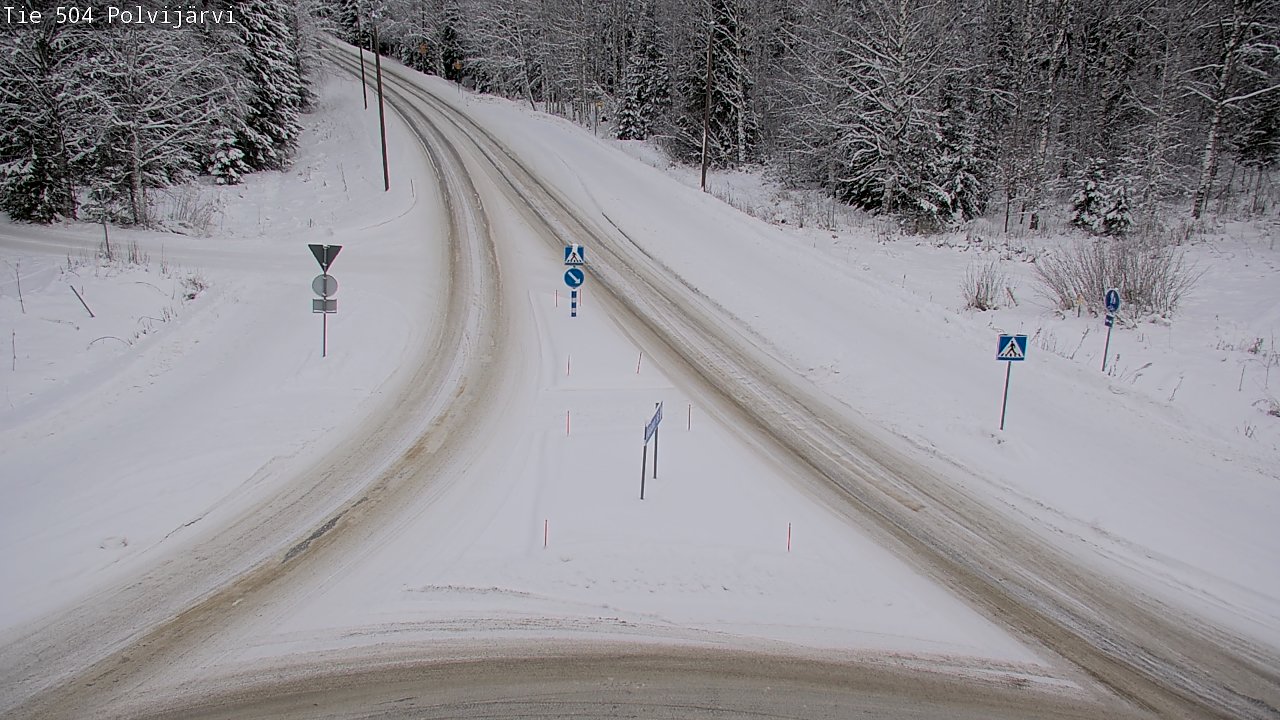 Kelikamerat Kuva Tie 504 Polvijärvi, Polvijärvi, Pohjois-Karjala
