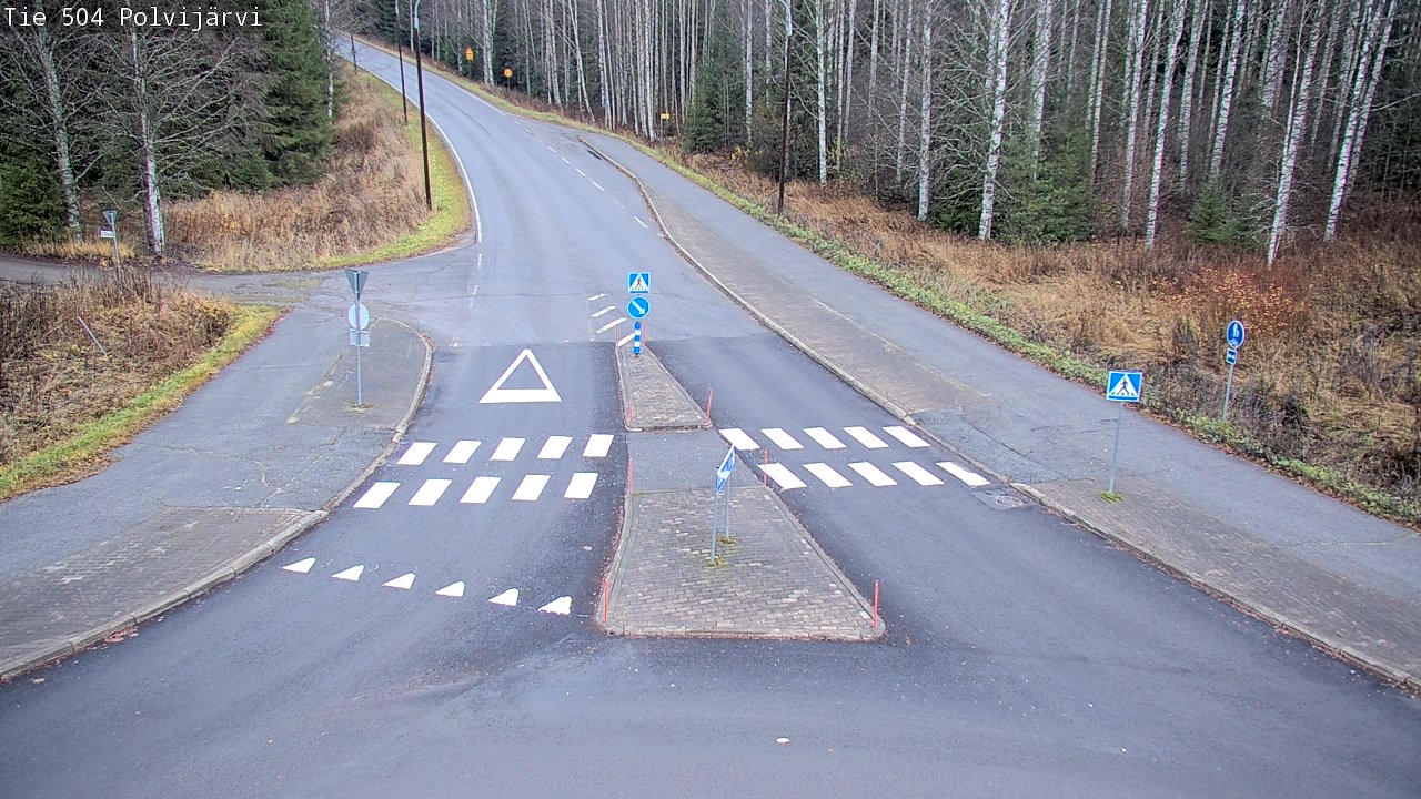 Kelikamerat Kuva Tie 504 Polvijärvi, Polvijärvi, Pohjois-Karjala