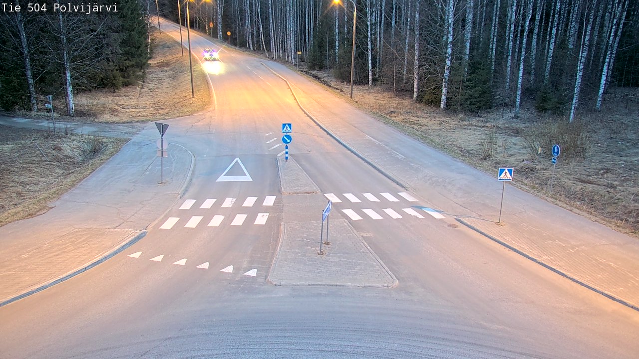 Kelikamerat Kuva Tie 504 Polvijärvi, Polvijärvi, Pohjois-Karjala