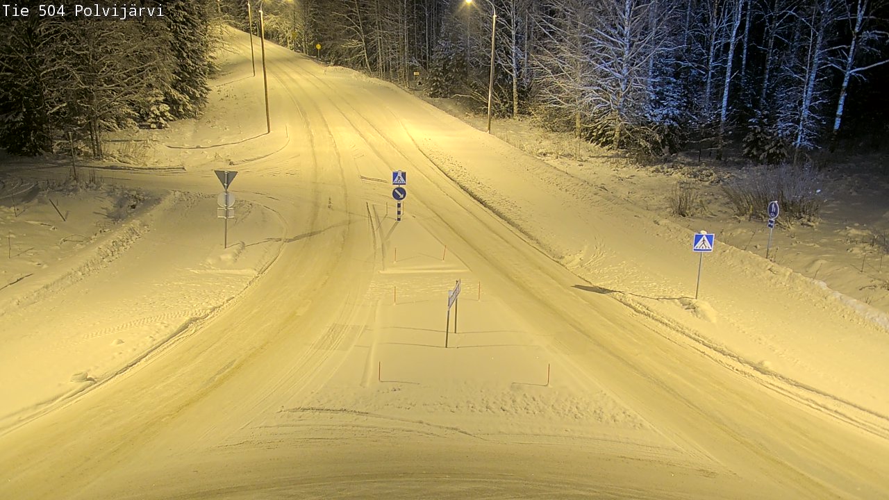 Kelikamerat Kuva Tie 504 Polvijärvi, Polvijärvi, Pohjois-Karjala