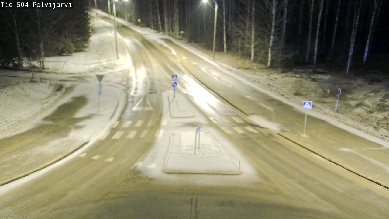 Kelikamerat Kuva Tie 504 Polvijärvi, Polvijärvi, Pohjois-Karjala