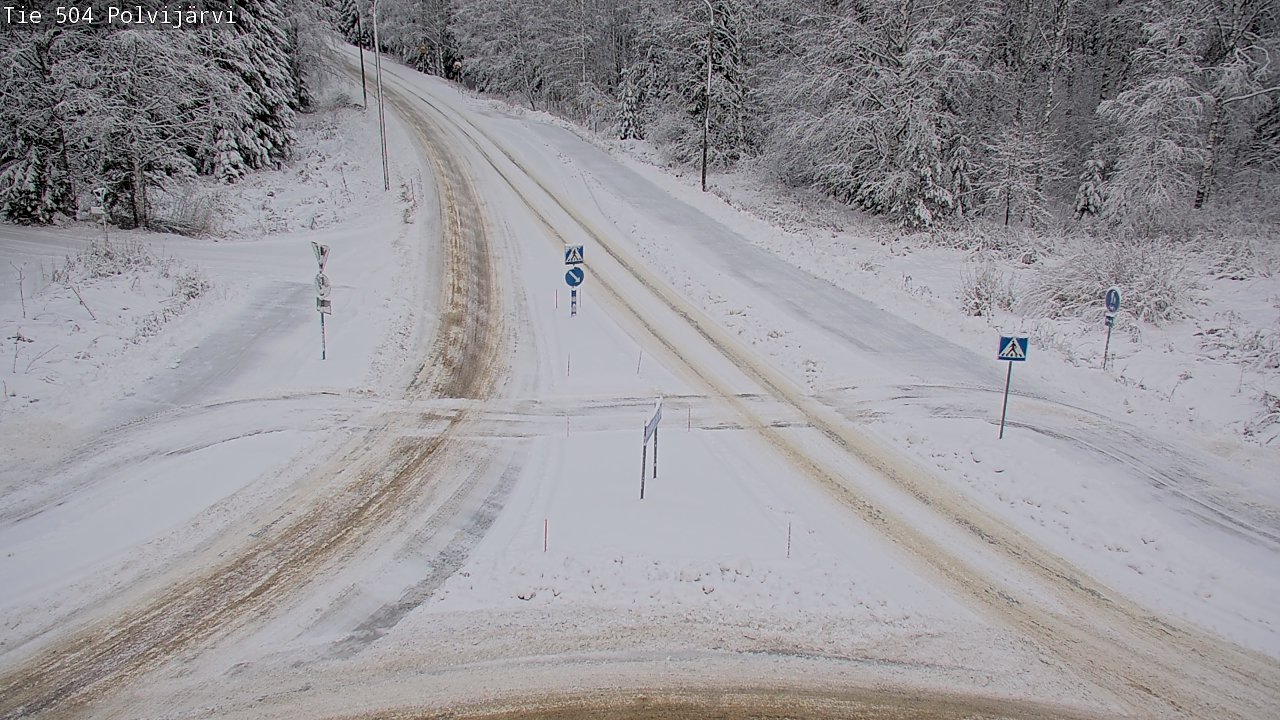 Kelikamerat Kuva Tie 504 Polvijärvi, Polvijärvi, Pohjois-Karjala