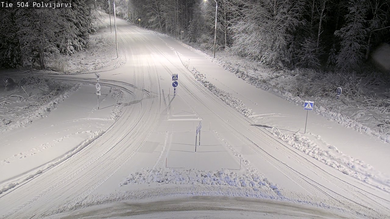 Kelikamerat Kuva Tie 504 Polvijärvi, Polvijärvi, Pohjois-Karjala