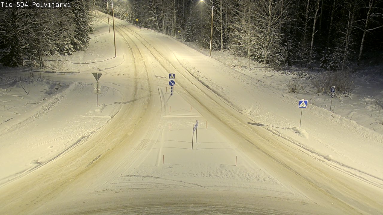 Kelikamerat Kuva Tie 504 Polvijärvi, Polvijärvi, Pohjois-Karjala