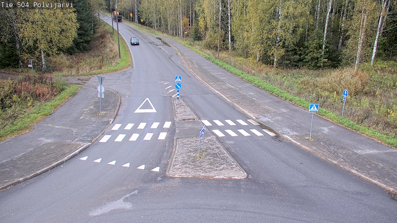 Kelikamerat Kuva Tie 504 Polvijärvi, Polvijärvi, Pohjois-Karjala