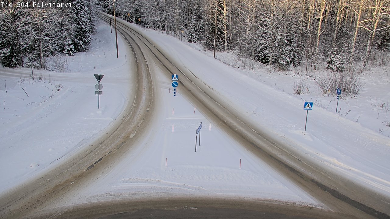 Kelikamerat Kuva Tie 504 Polvijärvi, Polvijärvi, Pohjois-Karjala