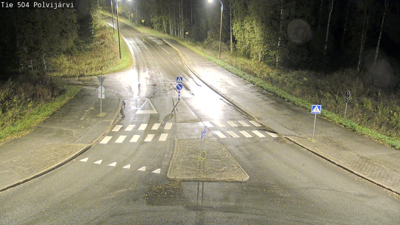 Kelikamerat Kuva Tie 504 Polvijärvi, Polvijärvi, Pohjois-Karjala