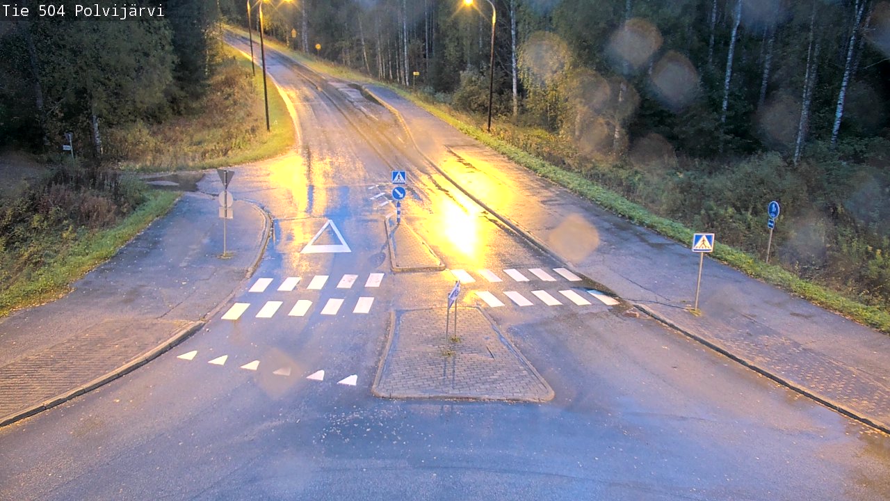 Kelikamerat Kuva Tie 504 Polvijärvi, Polvijärvi, Pohjois-Karjala