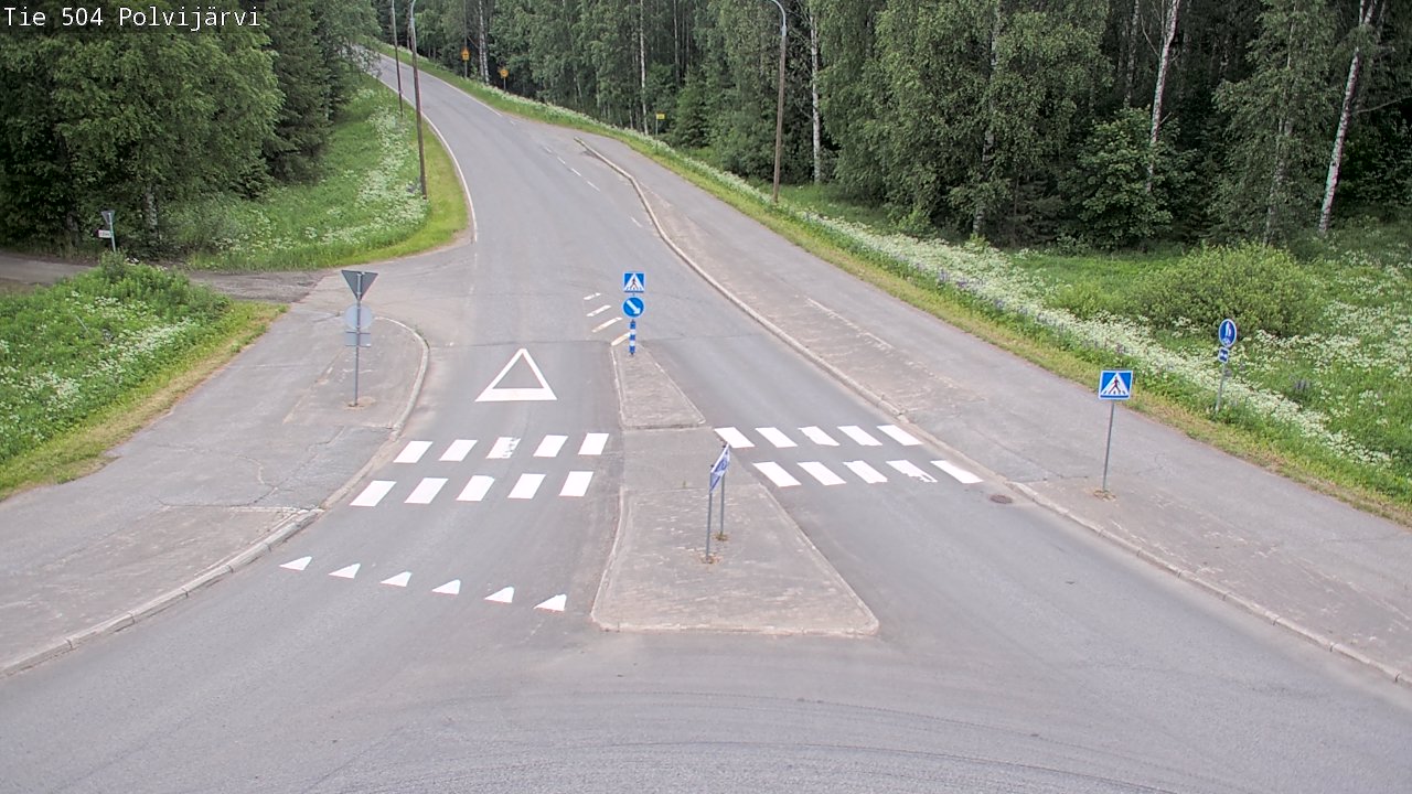 Kelikamerat Kuva Tie 504 Polvijärvi, Polvijärvi, Pohjois-Karjala