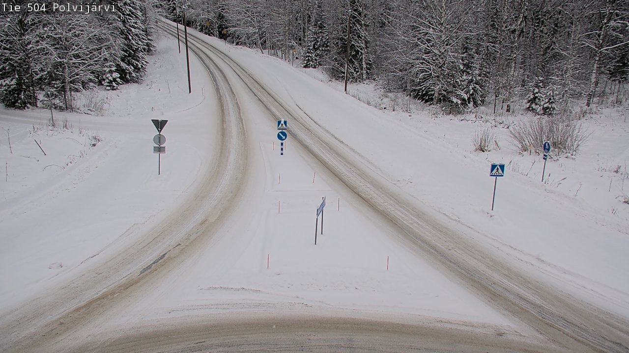 Kelikamerat Kuva Tie 504 Polvijärvi, Polvijärvi, Pohjois-Karjala