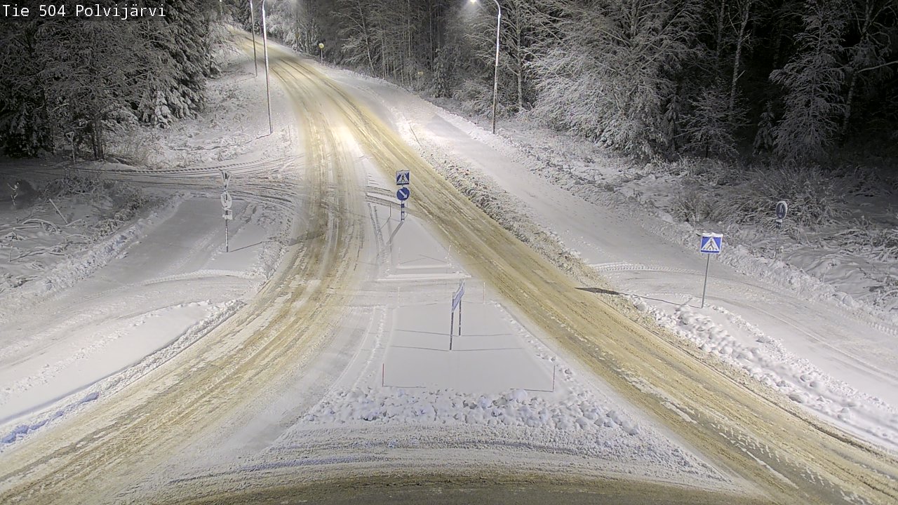 Kelikamerat Kuva Tie 504 Polvijärvi, Polvijärvi, Pohjois-Karjala