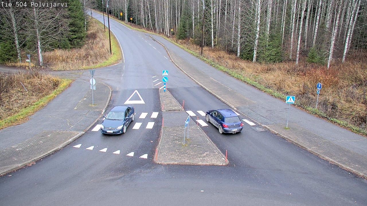 Kelikamerat Kuva Tie 504 Polvijärvi, Polvijärvi, Pohjois-Karjala