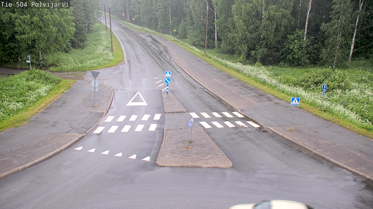 Weather Camera Image Road 504 Polvijärvi, Polvijärvi, Pohjois-Karjala