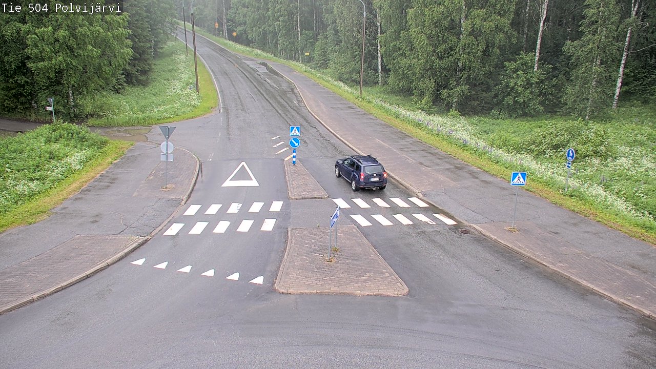 Weather Camera Image Road 504 Polvijärvi, Polvijärvi, Pohjois-Karjala
