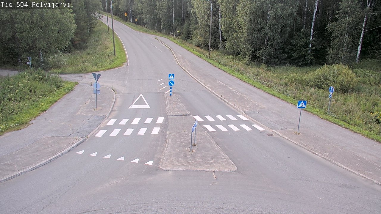 Kelikamerat Kuva Tie 504 Polvijärvi, Polvijärvi, Pohjois-Karjala