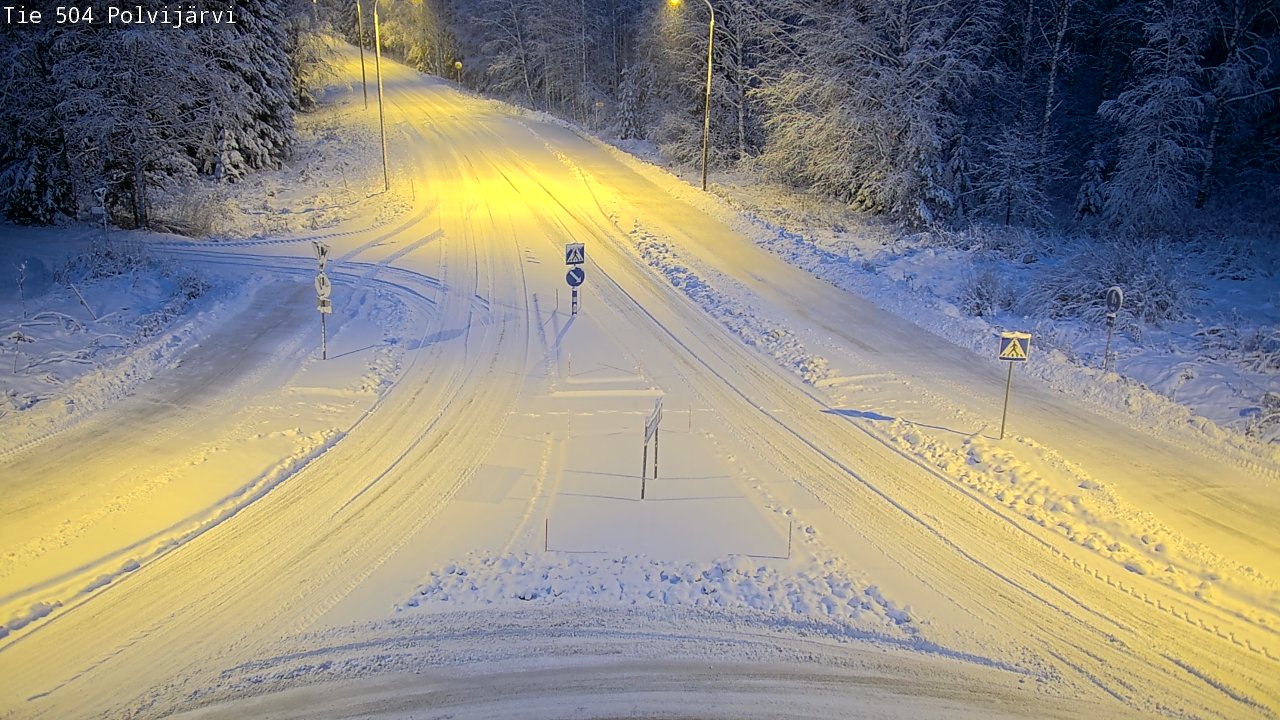 Kelikamerat Kuva Tie 504 Polvijärvi, Polvijärvi, Pohjois-Karjala