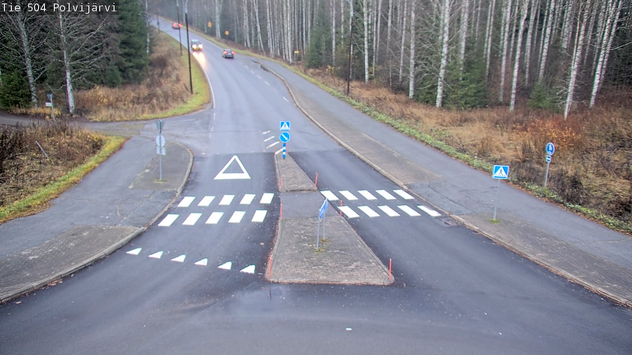 Kelikamerat Kuva Tie 504 Polvijärvi, Polvijärvi, Pohjois-Karjala
