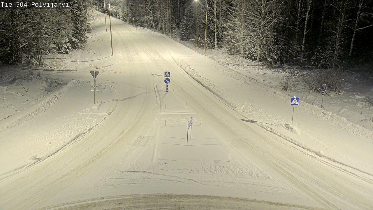 Kelikamerat Kuva Tie 504 Polvijärvi, Polvijärvi, Pohjois-Karjala