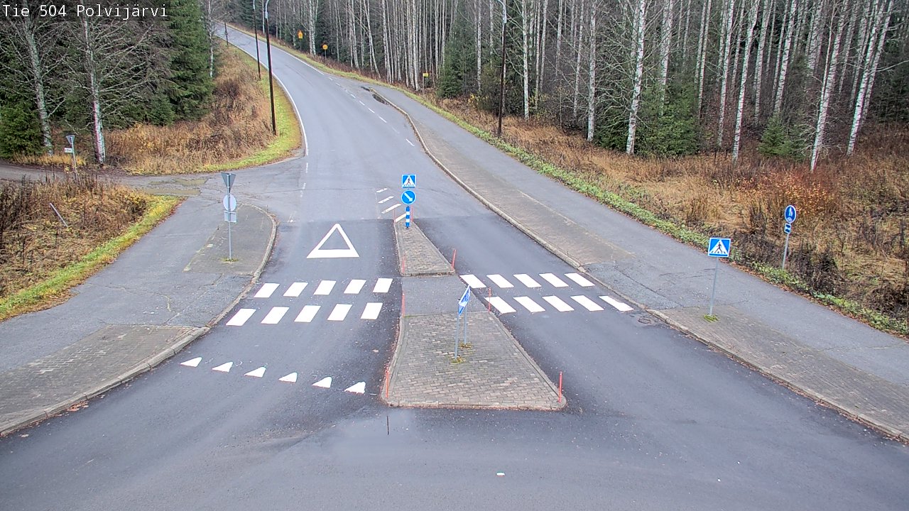 Kelikamerat Kuva Tie 504 Polvijärvi, Polvijärvi, Pohjois-Karjala
