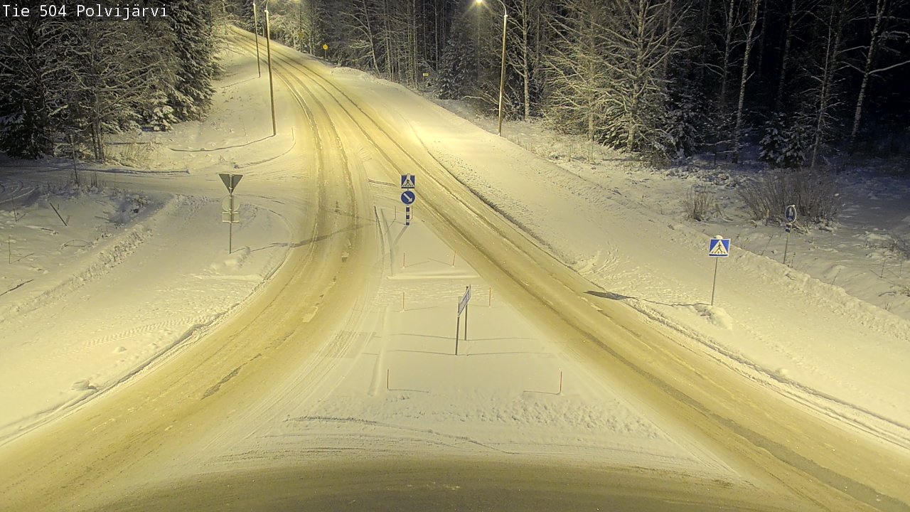 Kelikamerat Kuva Tie 504 Polvijärvi, Polvijärvi, Pohjois-Karjala
