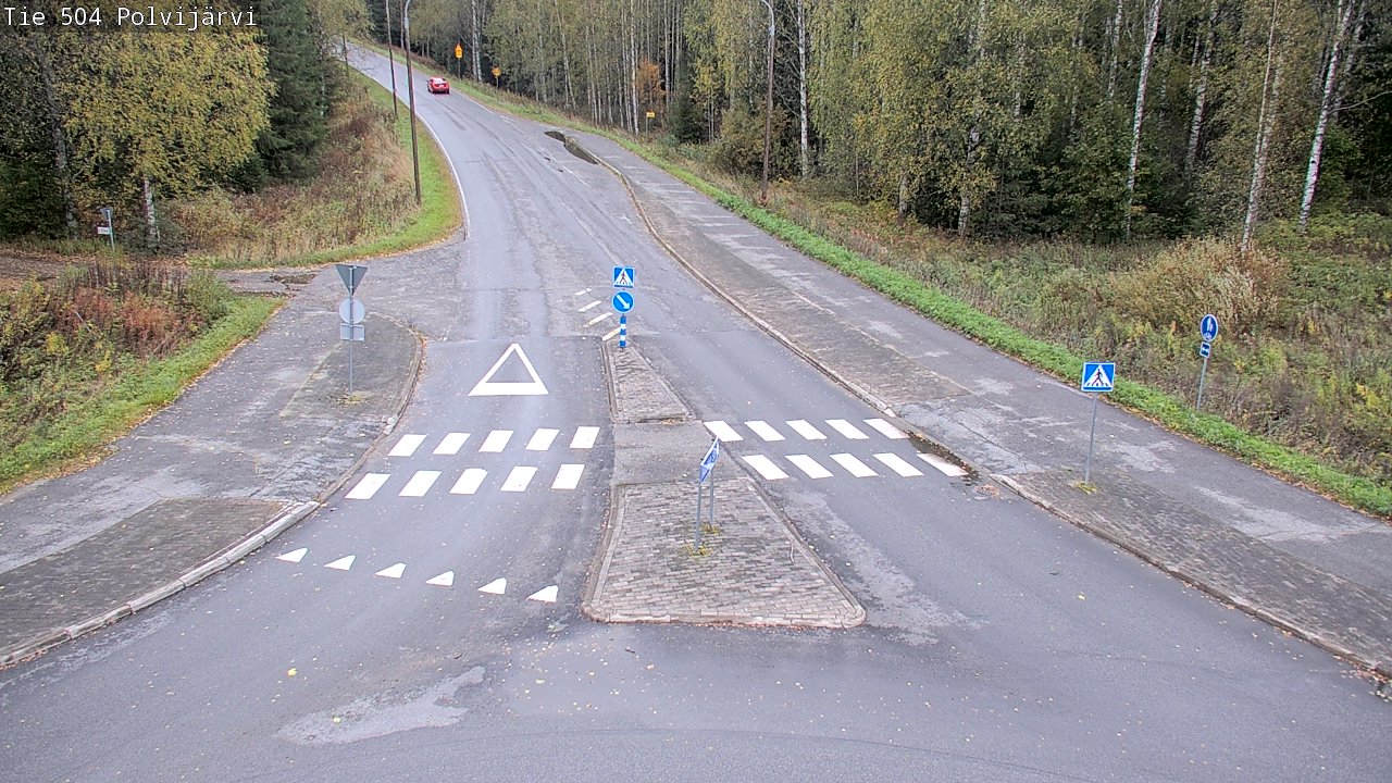 Weather Camera Image Road 504 Polvijärvi, Polvijärvi, Pohjois-Karjala