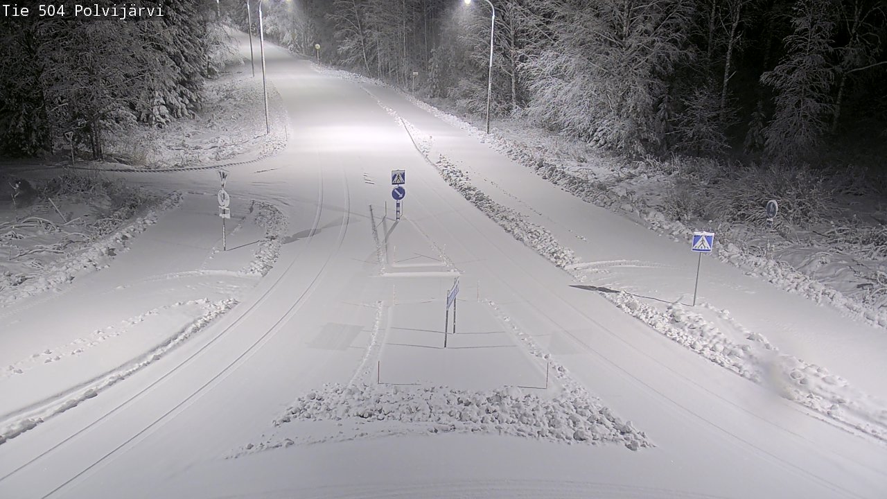 Kelikamerat Kuva Tie 504 Polvijärvi, Polvijärvi, Pohjois-Karjala