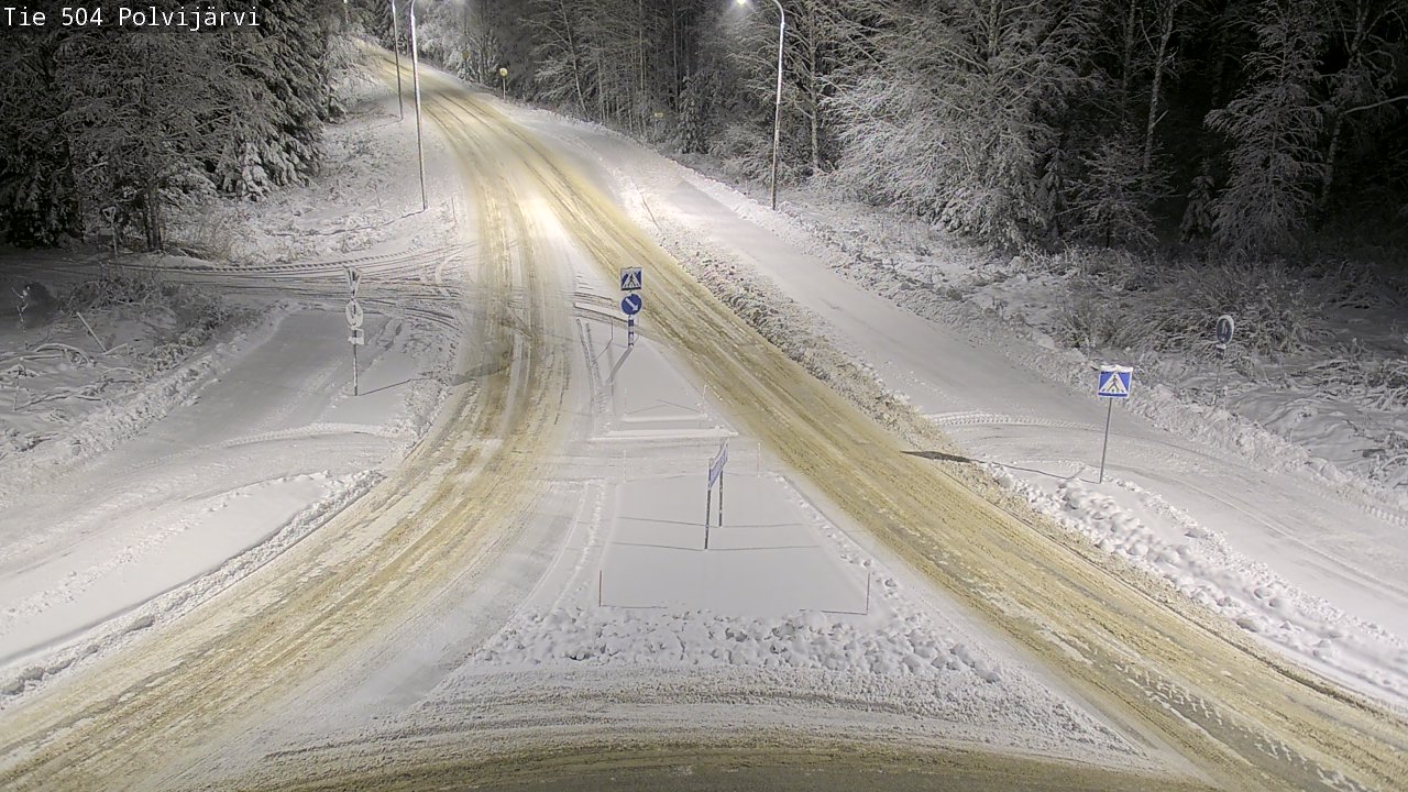 Kelikamerat Kuva Tie 504 Polvijärvi, Polvijärvi, Pohjois-Karjala