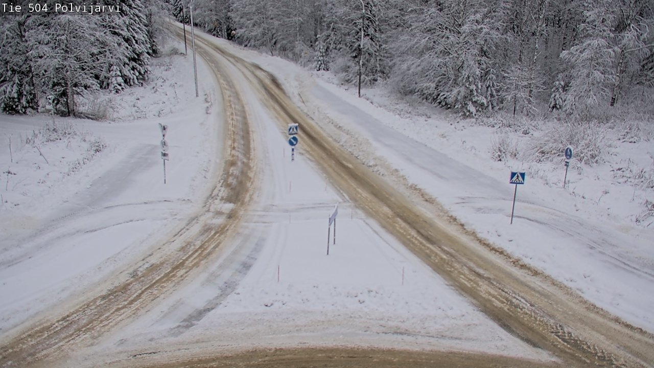 Kelikamerat Kuva Tie 504 Polvijärvi, Polvijärvi, Pohjois-Karjala