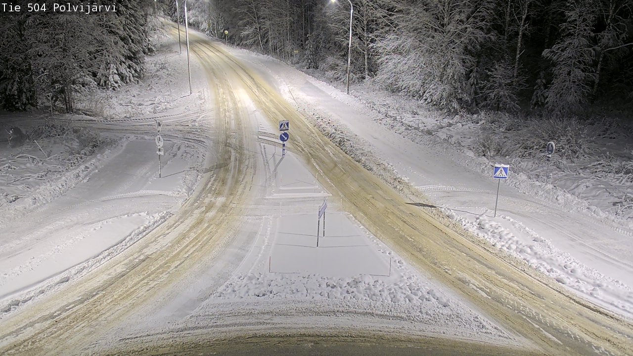 Kelikamerat Kuva Tie 504 Polvijärvi, Polvijärvi, Pohjois-Karjala