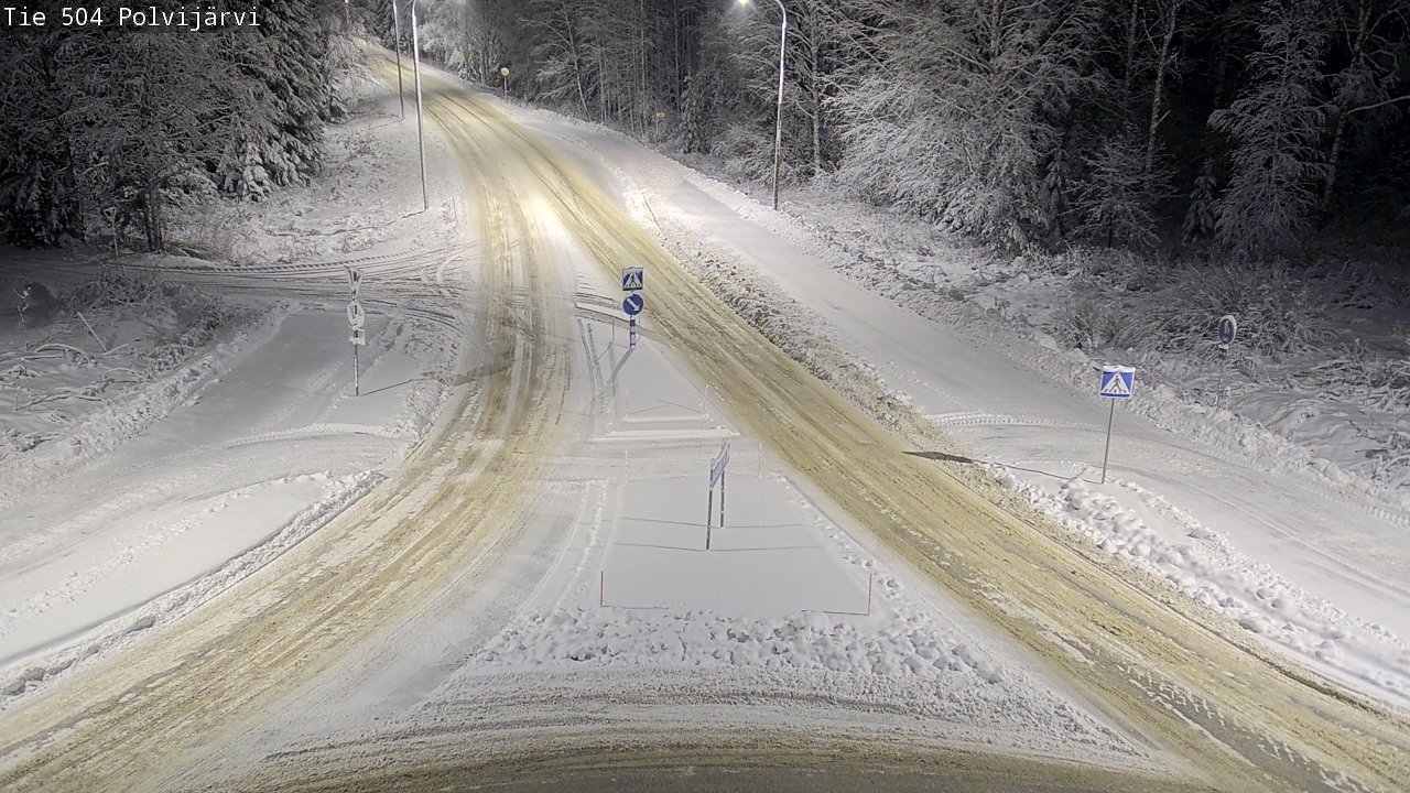Kelikamerat Kuva Tie 504 Polvijärvi, Polvijärvi, Pohjois-Karjala