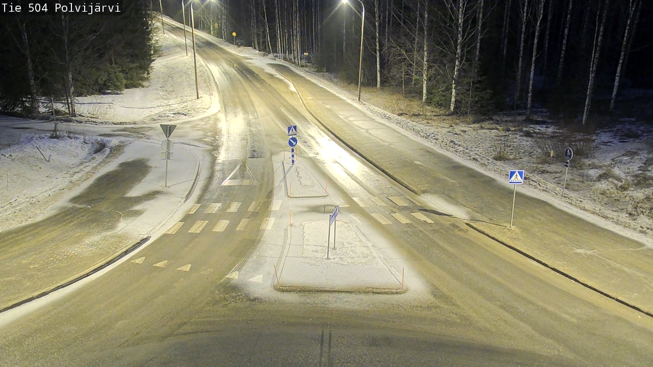 Kelikamerat Kuva Tie 504 Polvijärvi, Polvijärvi, Pohjois-Karjala