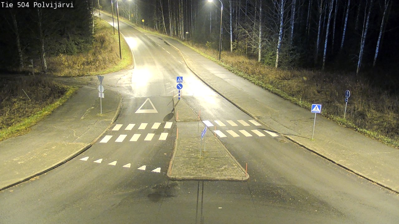 Kelikamerat Kuva Tie 504 Polvijärvi, Polvijärvi, Pohjois-Karjala