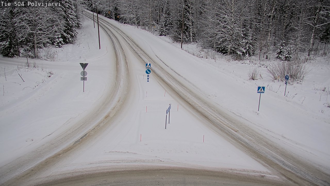 Kelikamerat Kuva Tie 504 Polvijärvi, Polvijärvi, Pohjois-Karjala