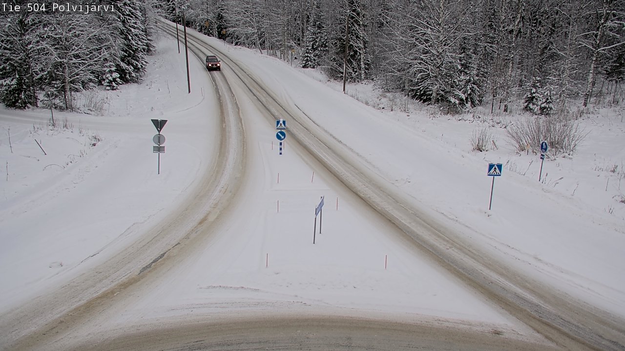 Kelikamerat Kuva Tie 504 Polvijärvi, Polvijärvi, Pohjois-Karjala